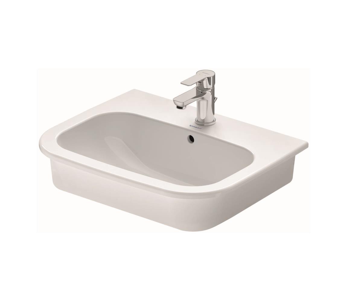 Duravit 337540000 - Zapustené umývadlo D-CODE 54,5x43,5 cm keramika/lesklá biela 0337540000