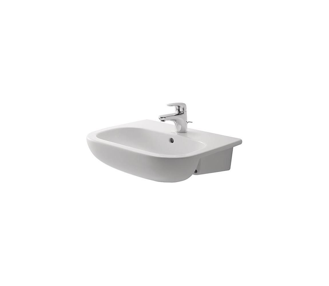Duravit 339550000 - Zápustné umývadlo D-CODE 55x44 cm keramika/lesklé biele 0339550000