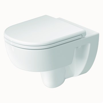 Duravit 45130900B2 - Závesné WC bezokrajové so sedátkom SoftClose D-CODE keramika/lesklá biela