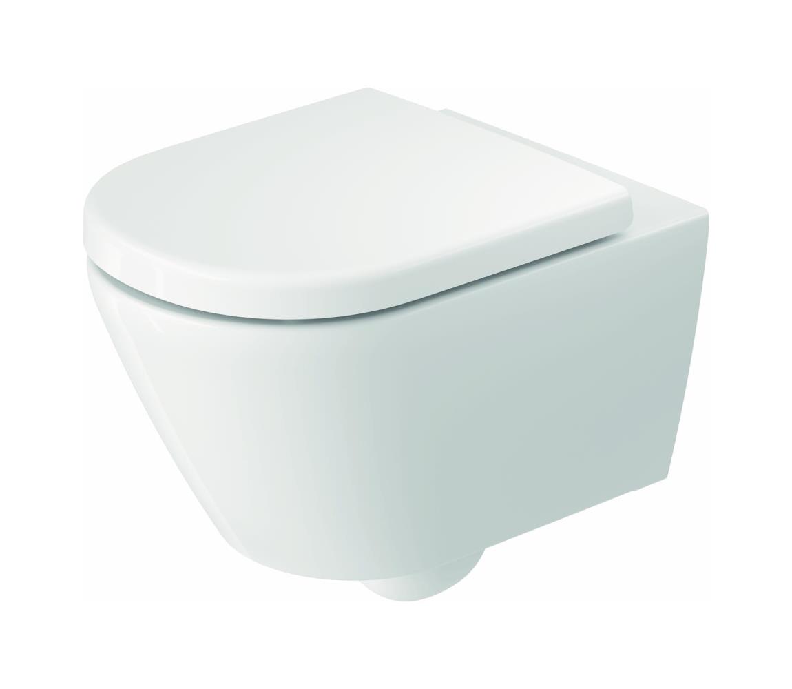 Duravit 49030900B2 - Závesné WC so sedátkom D-CODE keramika/lesklá biela 49030900B2