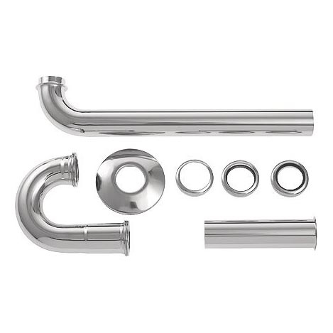 Duravit 50260000 - Umyvadlový sifón UNIVERSAL lesklý chróm