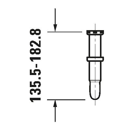 Duravit 50260000 - Umyvadlový sifón UNIVERSAL lesklý chróm