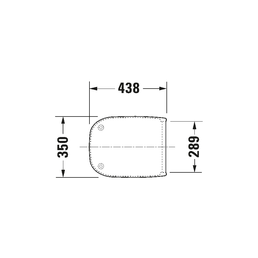 Duravit 67390099 - WC sedátko SoftClose D-CODE 35 x 43,8 cm biele