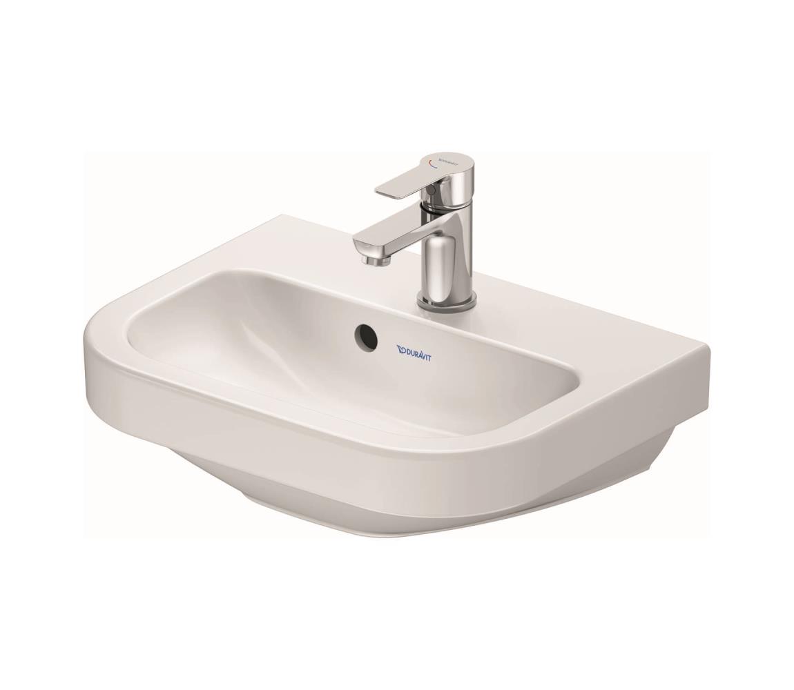 Duravit 7484500002 - Závesné umývadlo D-CODE 45x33,5 cm keramika/lesklá biela 07484500002