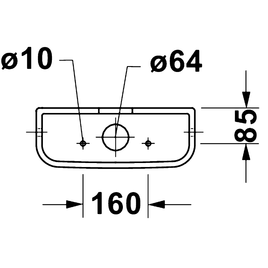 Duravit 9530000852 - Splachovacia nádržka pre WC D-CODE 4,5/3l keramika/biela