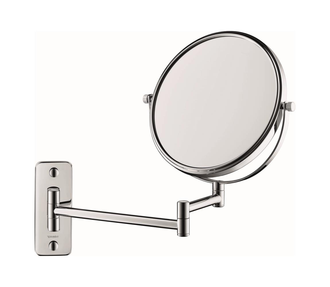 Duravit 99121000 - Nástenné kozmetické zrkadlo D-CODE, lesklý chróm 0099121000