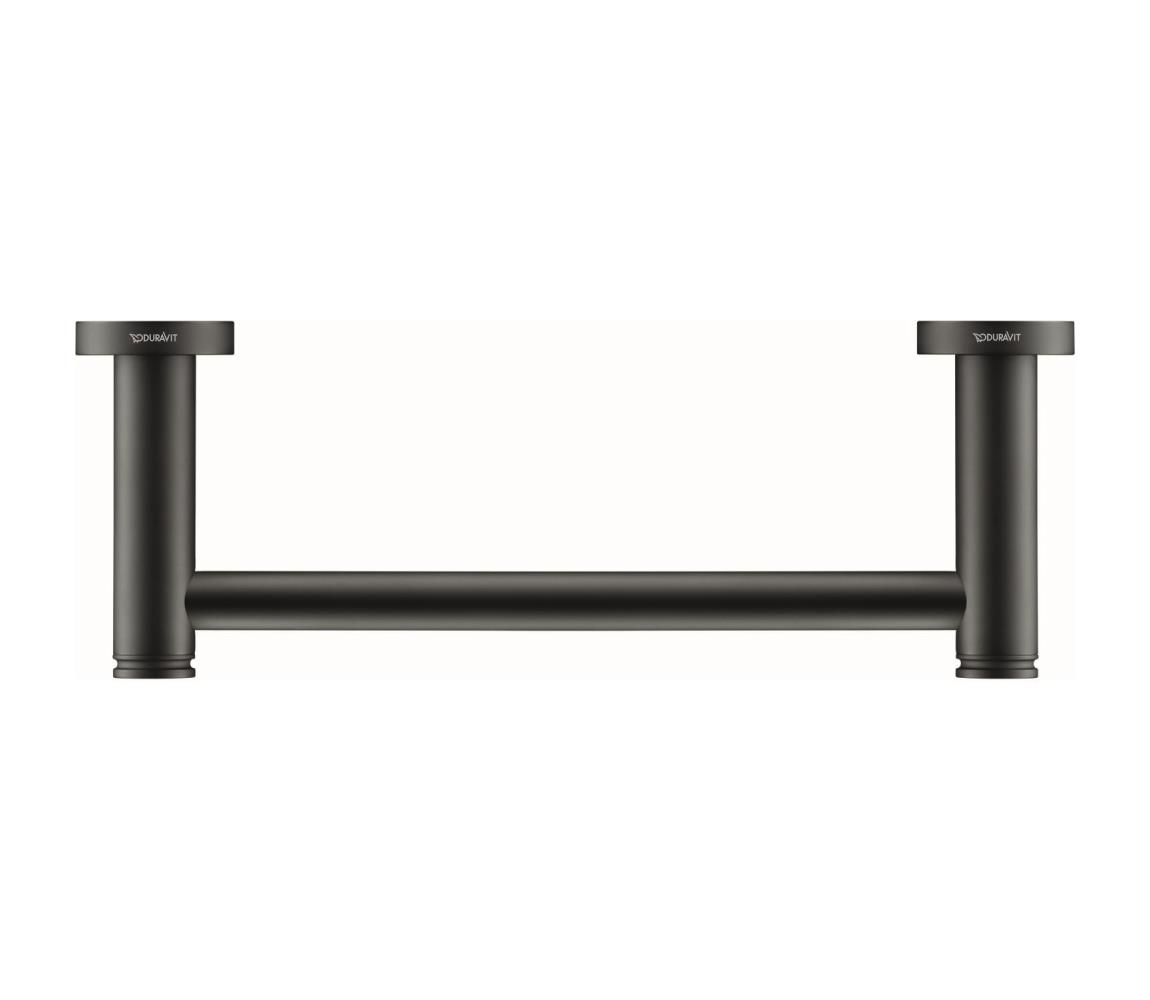 Duravit 99144600 - Úchyt na vaňu D-CODE 28,4 cm matná čierna 0099144600