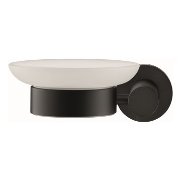 Duravit 99174600 - Nástenná mydelnička D-CODE ľavá matná čierna