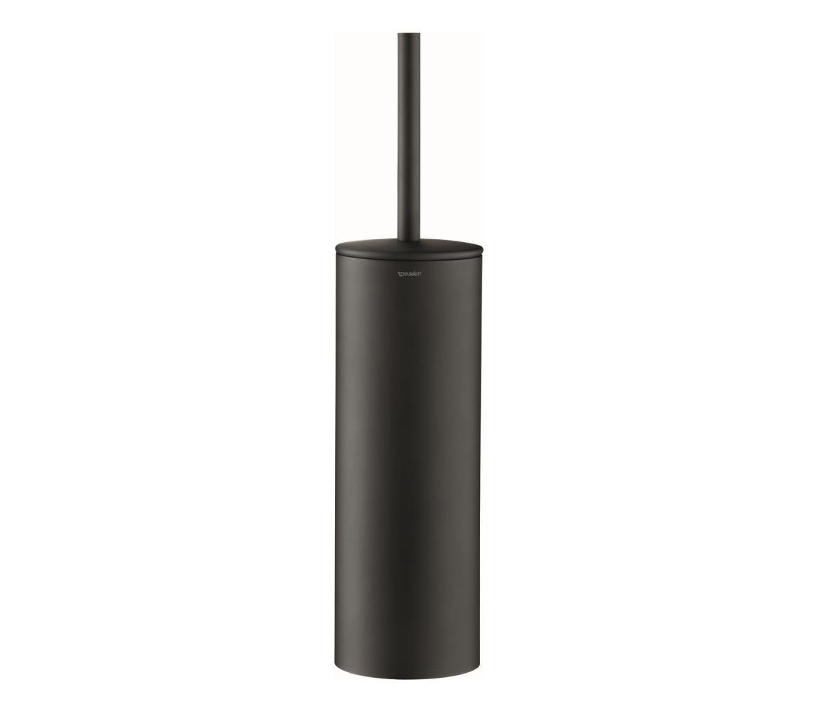 Duravit 99284600 - Stojaca WC kefa D-CODE matná čierna 0099284600