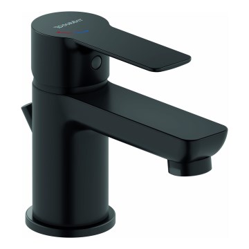 Duravit DC1013001046 - Umyvadlová batéria s výpusťou D-CODE matná čierna
