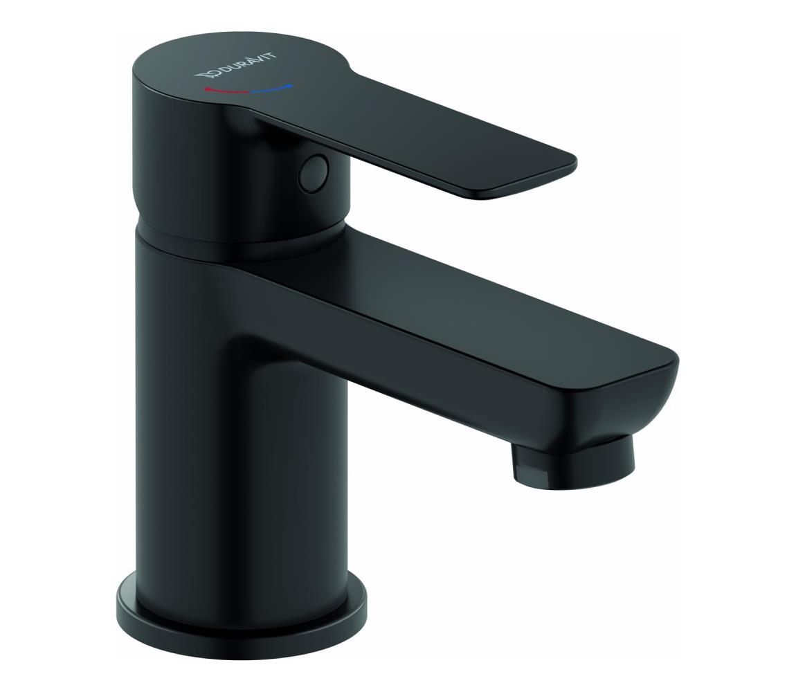 Duravit DC1013002046 - Umývadlová batéria D-CODE matná čierna DC1013002046