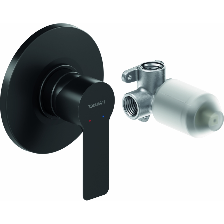 Duravit DC4210007046 - Podomietková sprchová batéria D-CODE matná čierna