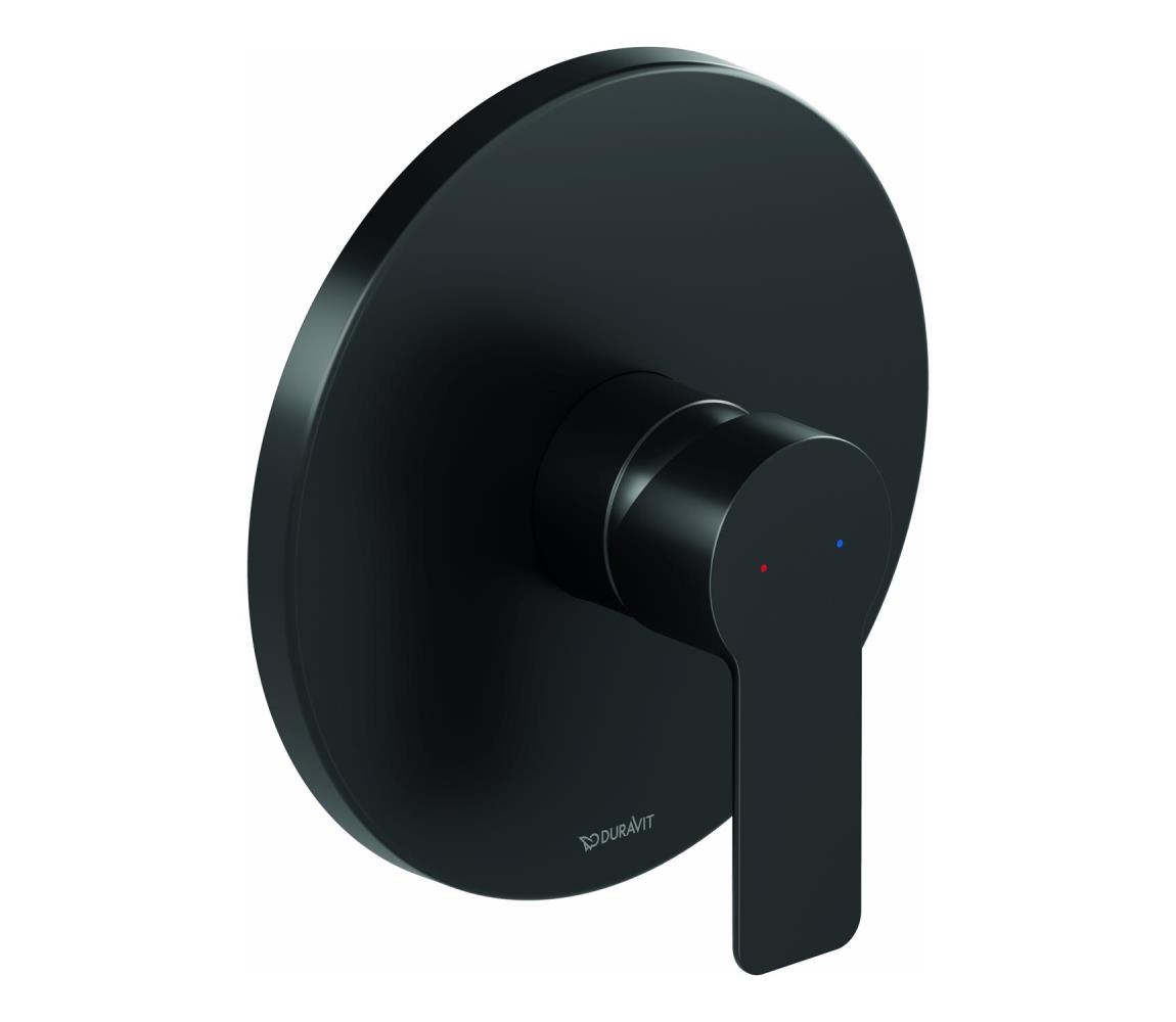 Duravit DC4210010046 - Sprchová batéria pre podomietkovú inštaláciu D-CODE matná čierna DC4210010046