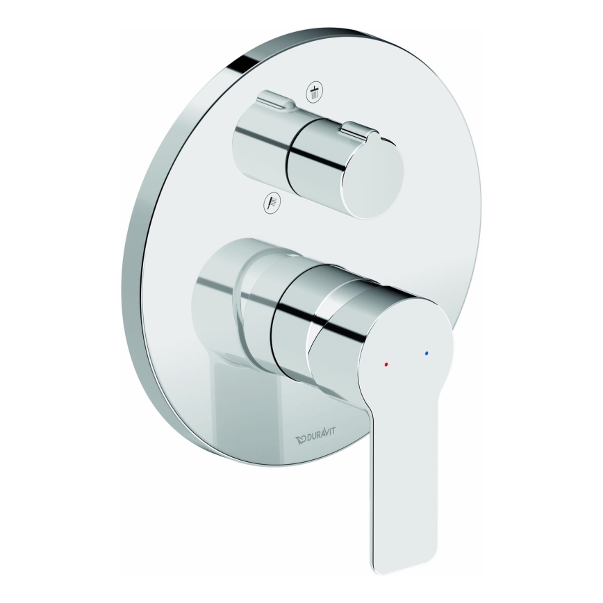 Duravit DC4210012010 - Sprchová batéria pre podomietkovú inštaláciu D-CODE lesklý chróm