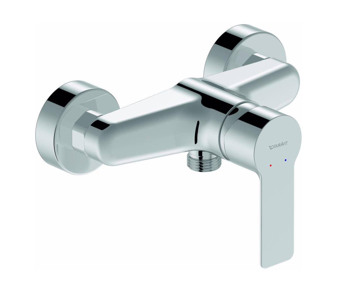 Duravit DC4230001010 - Nástenná bidetová batéria D-CODE, lesklý chróm DC4230001010