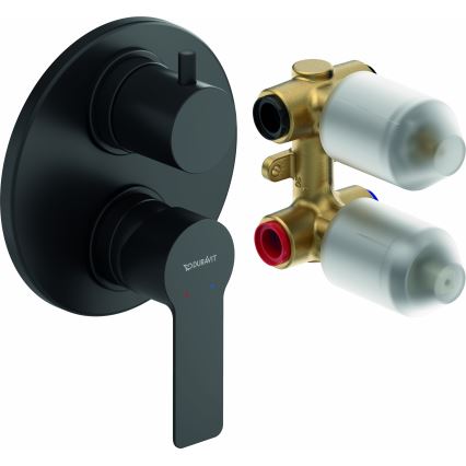 Duravit DC5210008046 - Podomietková sprchová batéria D-CODE, matná čierna