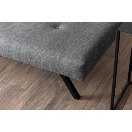 Dvojmiestna pohovka LOKO svetlosivá