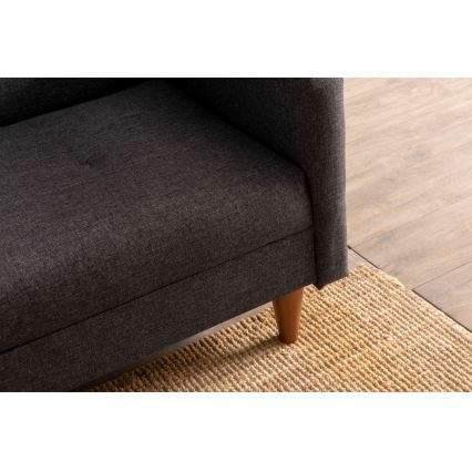 Dvojmiestná pohovka NARA tmavosivá