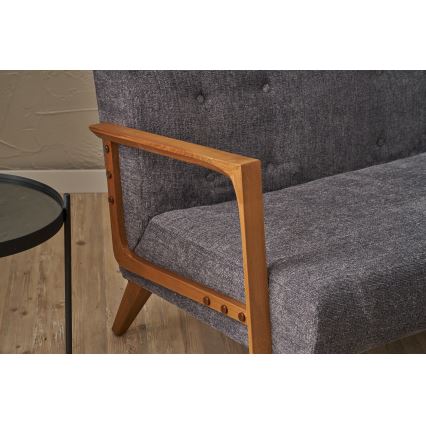 Dvojmiestna pohovka TUMI sivá