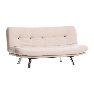 Dvojmiestná rozkladacia pohovka BAKU krémová