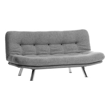 Dvojmiestná rozkladacia pohovka BINA svetlosivá