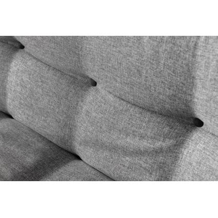 Dvojmiestná rozkladacia pohovka BINA svetlosivá