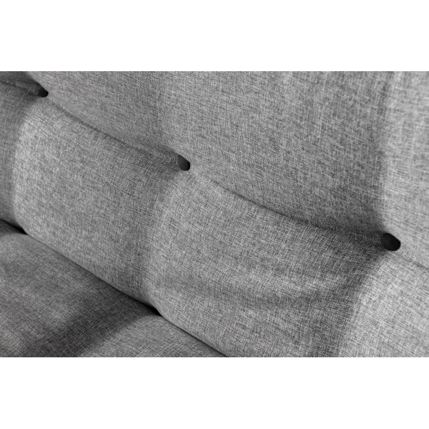 Dvojmiestná rozkladacia pohovka BINA svetlosivá