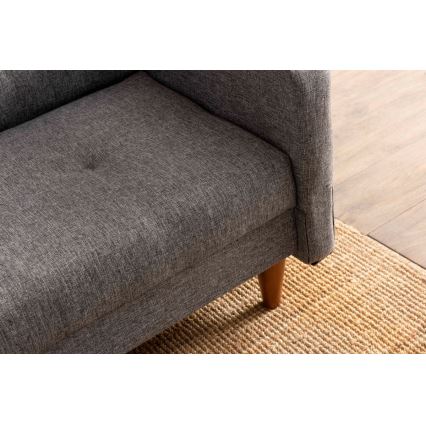 Dvojmiestná sedačka NARA svetlosivá