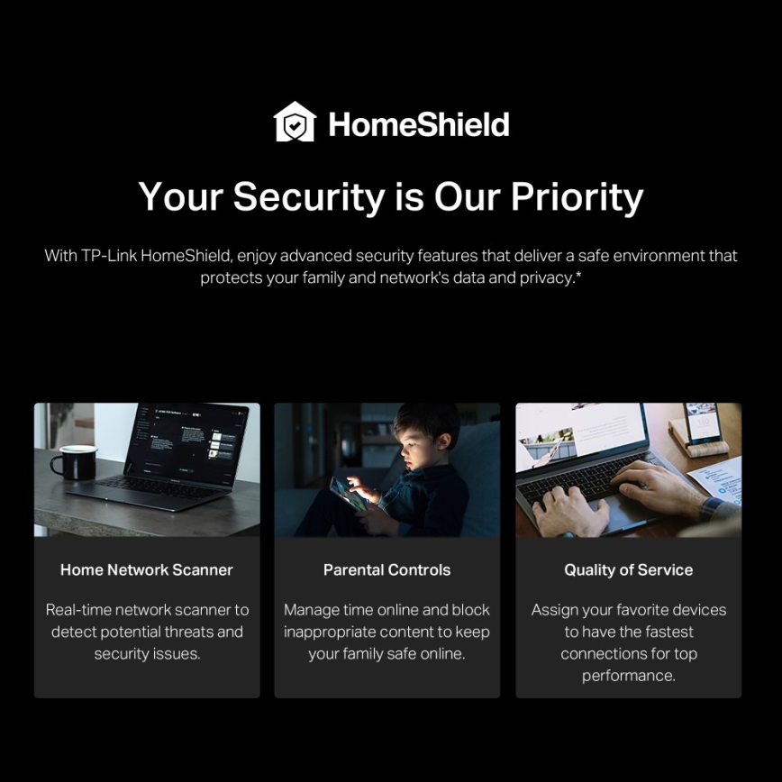 Dvojpásmový Wi‑Fi 7 smerovač