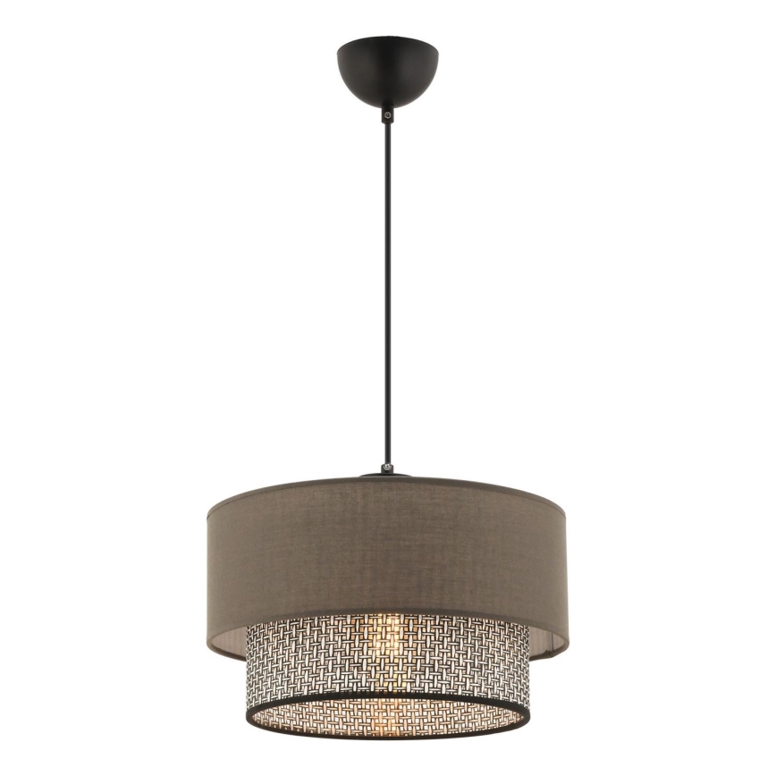 ECHO stropné svietidlo 1xE27/60W/230V hnedá/sivá