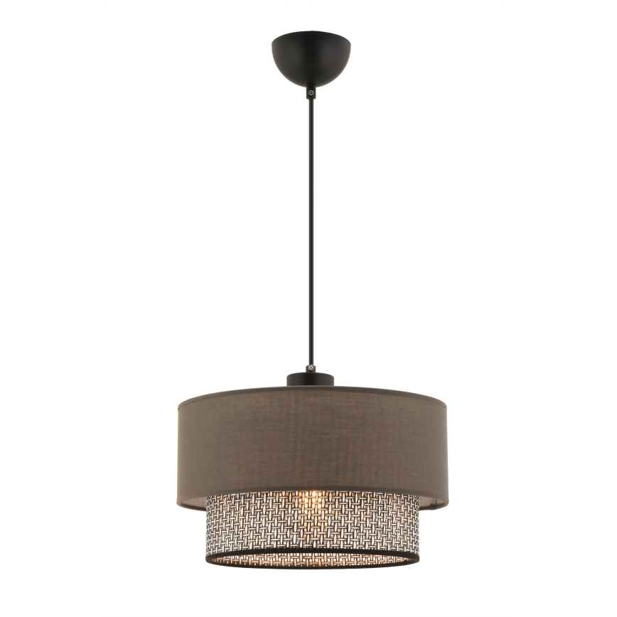 ECHO stropné svietidlo 1xE27/60W/230V hnedá/sivá