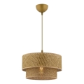 ECHO závesná lampa 1xE27/60W/230V hnedá
