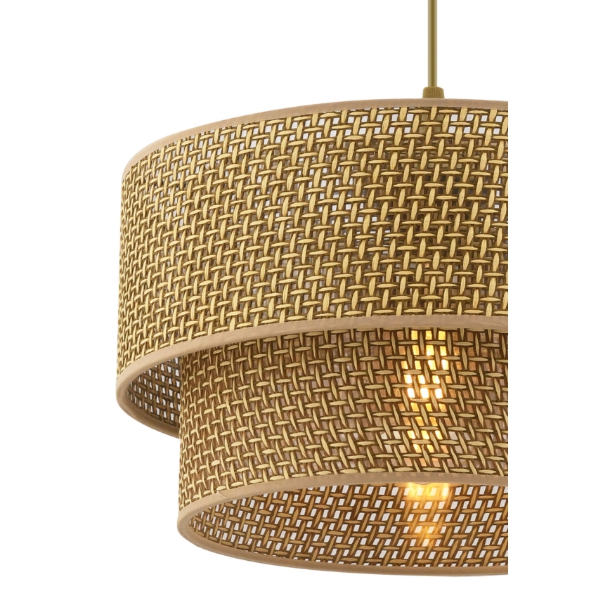 ECHO závesná lampa 1xE27/60W/230V hnedá