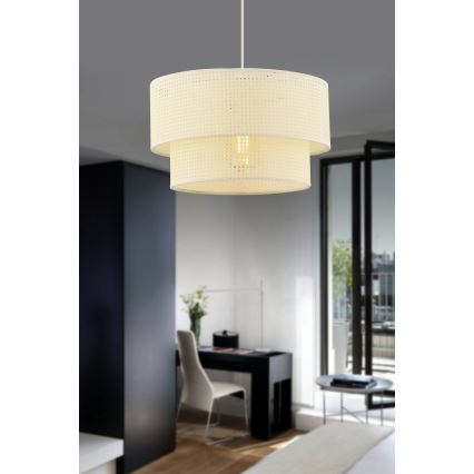 ECHO závesné svietidlo 1xE27/60W/230V krémové