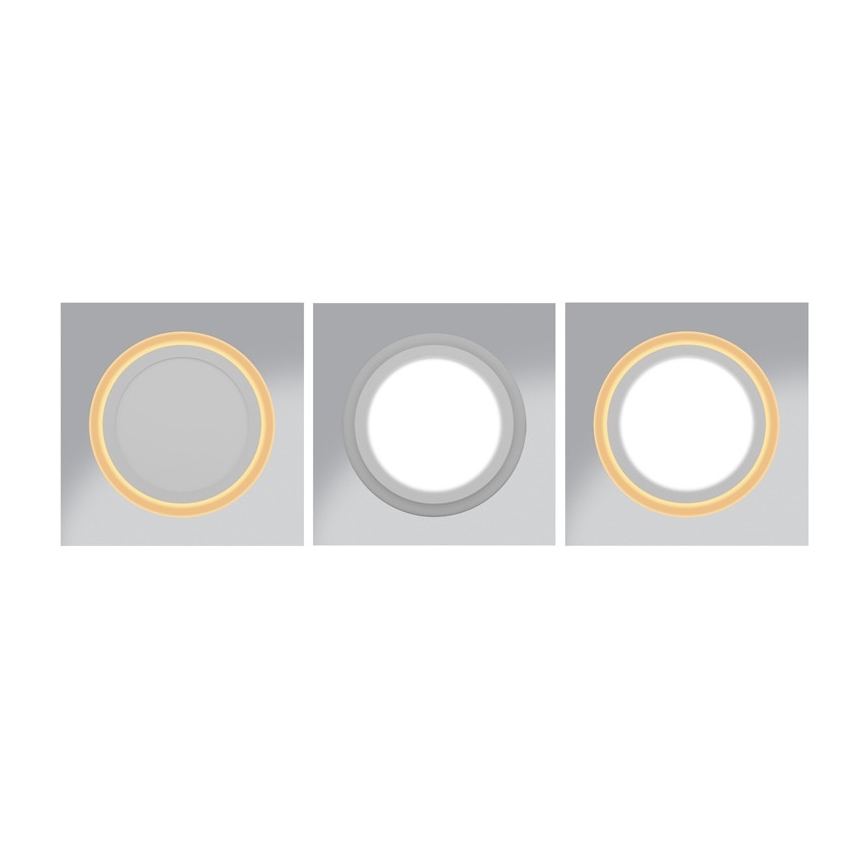 LED Podhľadové svietidlo DUO LED/18W/230V + LED/6W