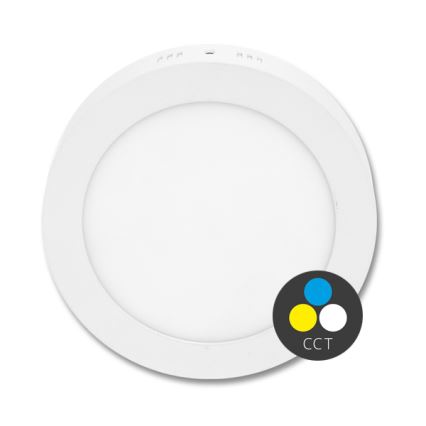 LED Stropné svietidlo LADA LED/12W/230V 3000/4000/6000K pr. 17 cm biela
