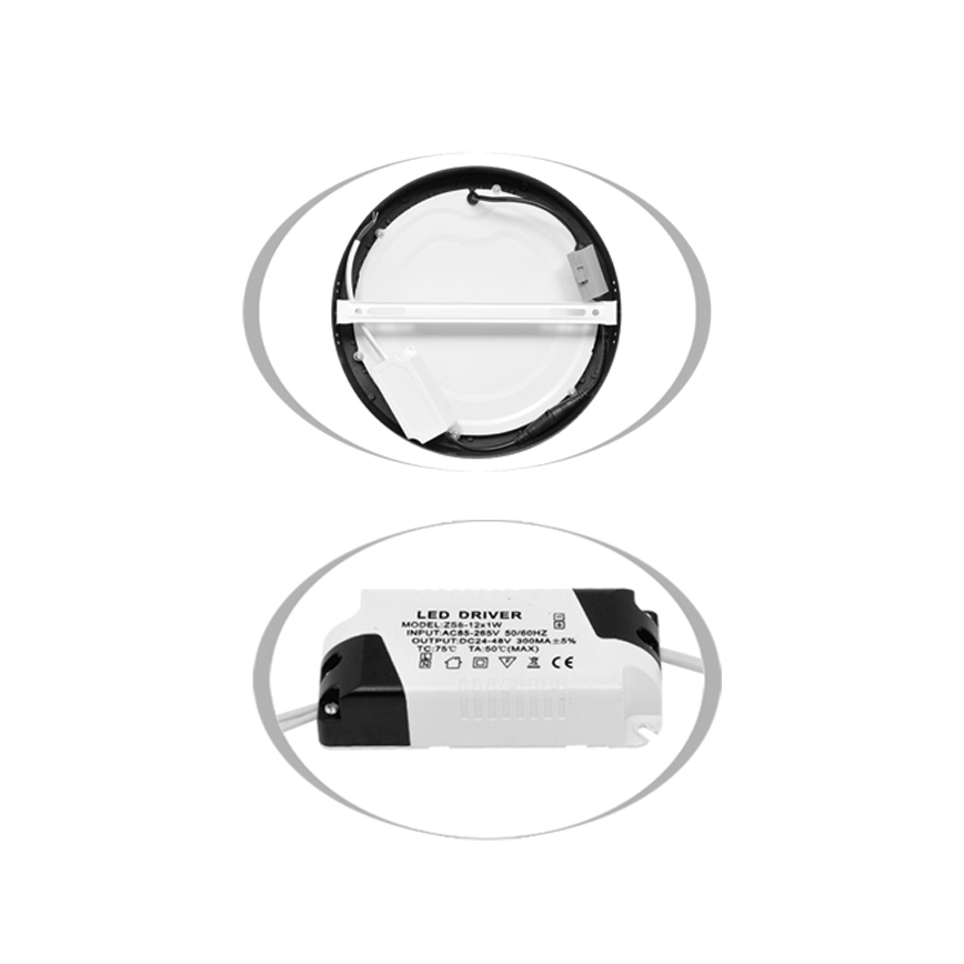 LED Stropné svietidlo LADA LED/12W/230V 3000/4000/6000K pr. 17 cm biela
