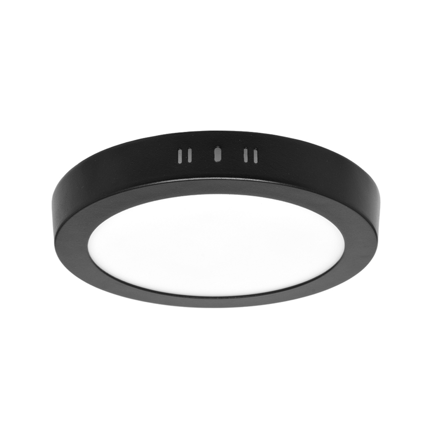 LED Stropné svietidlo LADA LED/12W/230V 3000/4000/6000K pr. 17 cm čierna
