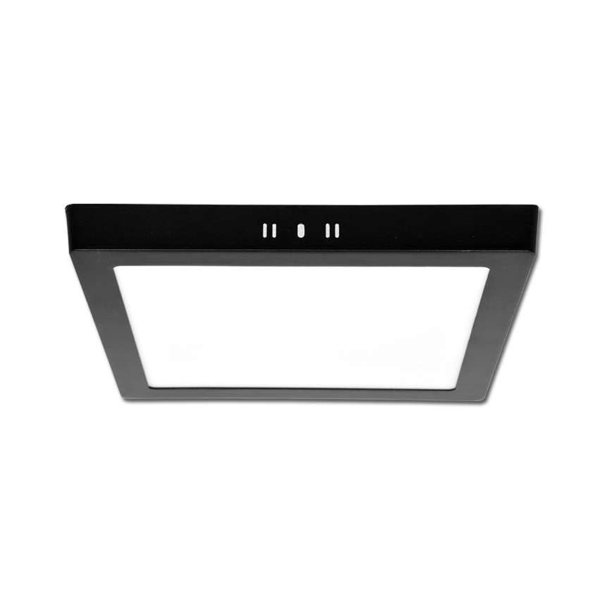 LED Stropné svietidlo RAFA LED/18W/230V 3000/4000/6000K 22x22 cm čierna