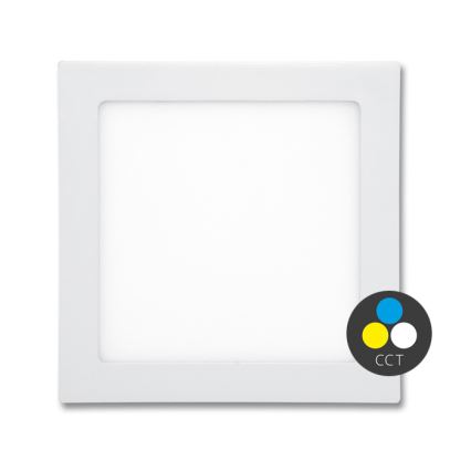 LED Kúpeľňové podhľadové svietidlo RAFA LED/12W/230V 3000/4000/6000K 17x17 cm IP44 biela