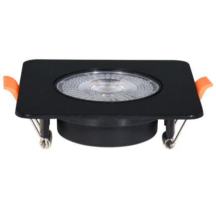 LED Stmievateľné podhľadové svietidlo KENT LED/3/5/7W/230V3000/4000/6000K 9x9 cm čierna