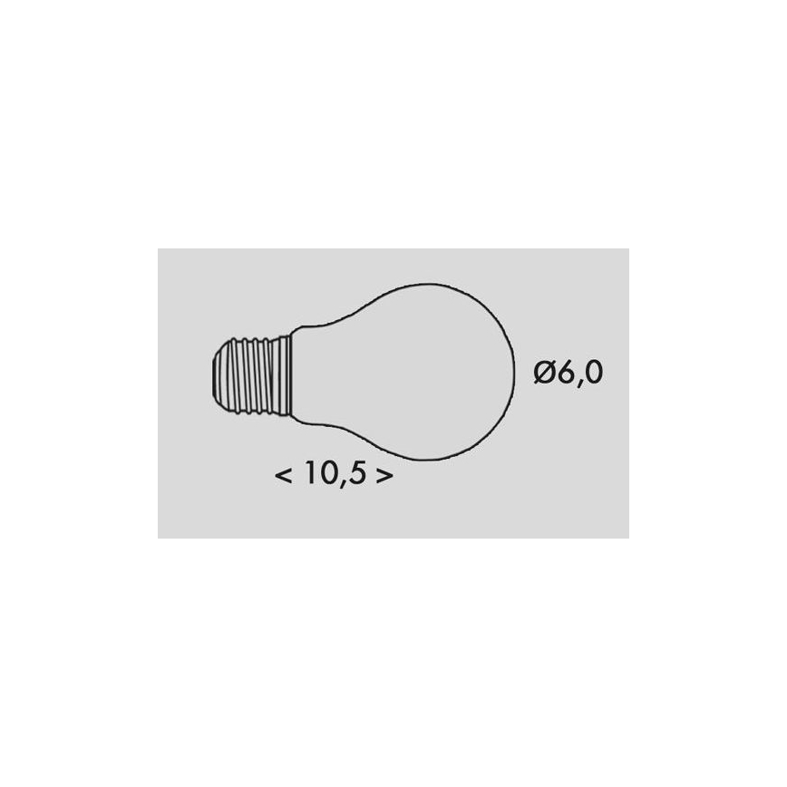 LED Žiarovka RETRO A60 E27/2,3W/230V 3000K 485lm