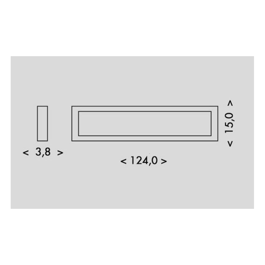 LED Stropné svietidlo PILO LED/36W/230V 4100K 124 cm biela