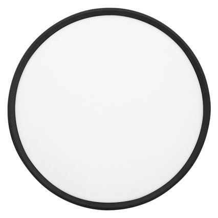 LED Stropné svietidlo SALY LED/40W/230V 3000/4000/6000K pr. 50 cm IP40 čierna