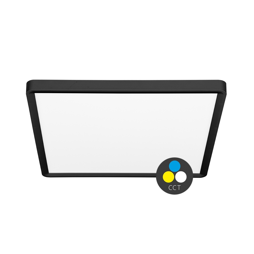 LED Stropné svietidlo TERY LED/40W/230V 3000/4000/6000K 50x50 cm IP40 čierna