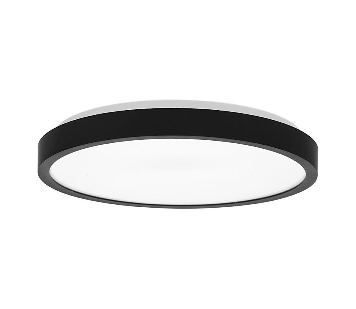  W3090-18W/CR - LED Kúpeľňové stropné svietidlo LED/18W/230V IP44 čierna W3090-18W/CR