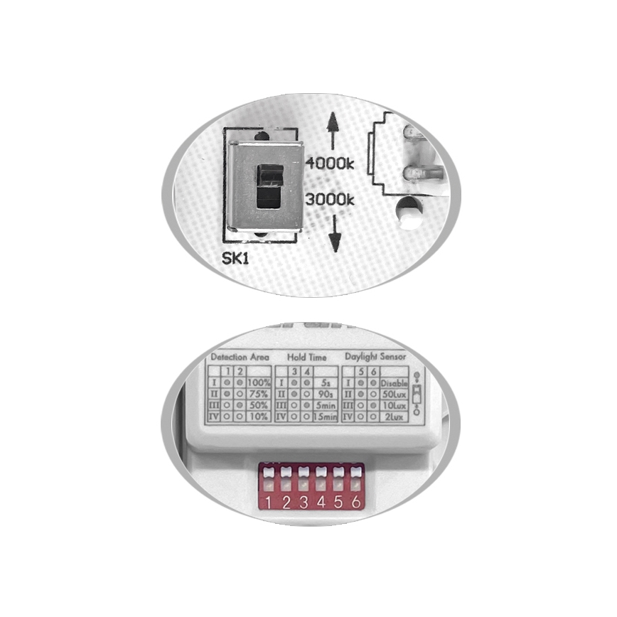 LED Vonkajšie stropné svietidlo so senzorom MARTIN LED/25W/230V 3000/4000K pr. 35 cm IP65 čierna
