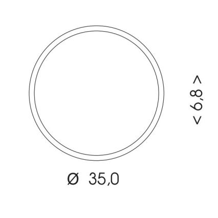 LED Vonkajšie stropné svietidlo so senzorom MARTIN LED/25W/230V 3000/4000K pr. 35 cm IP65 čierna