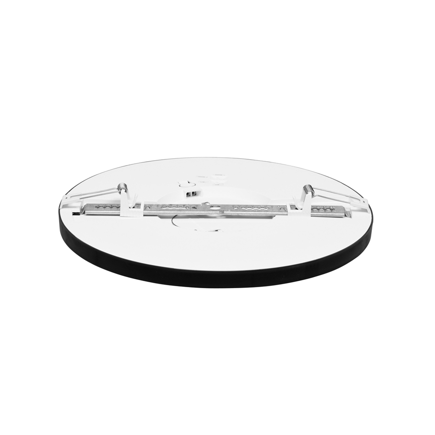 LED Stmievateľný panel LEXA LED/6/12/18W/230V 3000/4000/6000K pr. 22,5 cm čierna