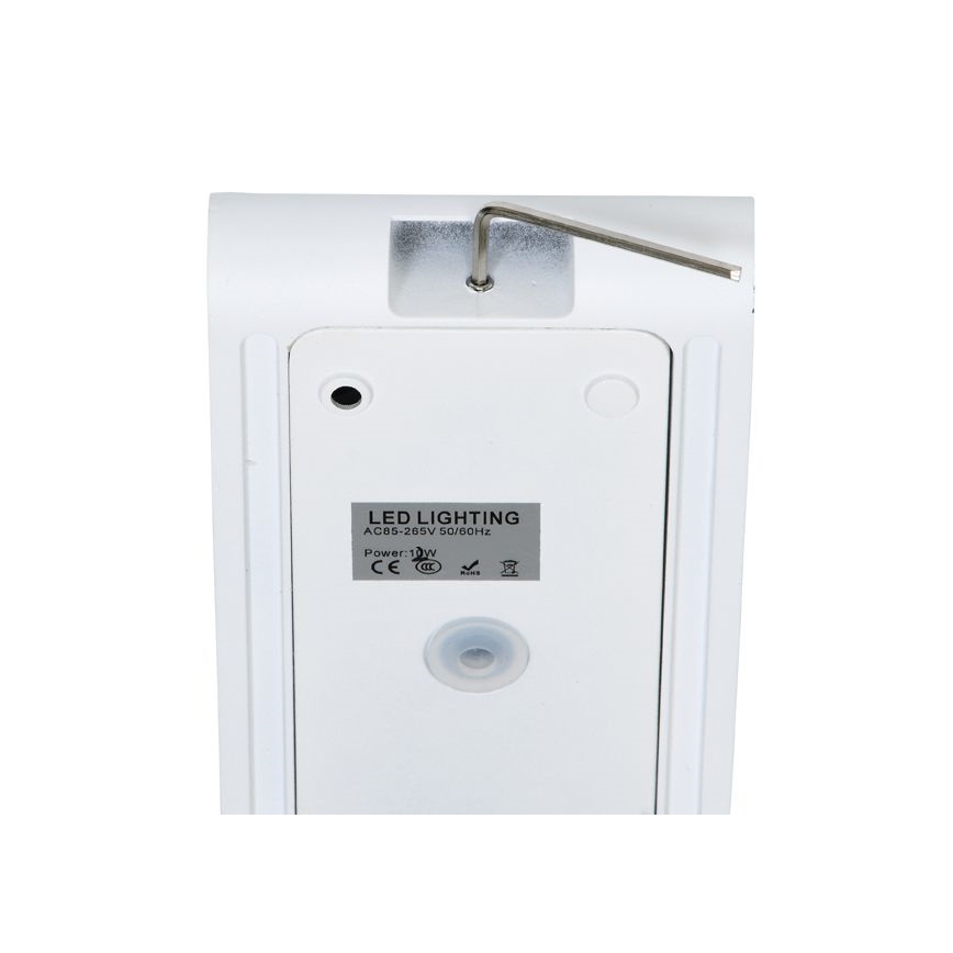 LED Vonkajšie nástenné svietidlo BRICK 2xLED/6W/230V 3000/4000/6500K IP65 biela